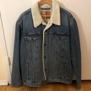 Levi’s Sherpa Denim Trucker Jacket